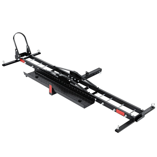 Motorcycle Motorbike Carrier Rack 2 Arms Ramp Dirt Bike 2'' Towbar Steel