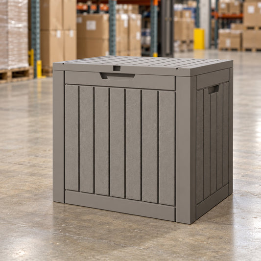 118L Lockable Outdoor Storage Box (Grey)