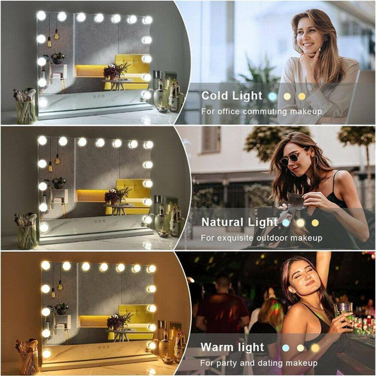 Hollywood Makeup Mirror With Lights new