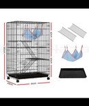 Pet Rabbit Cage Indoor Hutch Guinea Pig Bird Ferret Hamster Pet Cage Outdoor