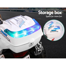 Kids Electric Ride On Patrol Police Car BMW-Inspired S1K Battery White