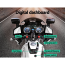 Kids Electric Ride On Patrol Police Car BMW-Inspired S1K Battery White