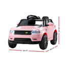 Ride On Car Kids Electric Ride On Cars SUV Remote 12V Pink
