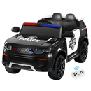 Ride On Car Rigo Kids Patrol Police Ride On Cars Horn Music Remote Black