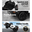 Ride On Car Rigo Kids Patrol Police Ride On Cars Horn Music Remote Black