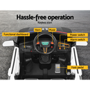 Ride On Car Rigo Kids Patrol Police Ride On Cars Horn Music Remote Black