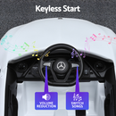 Kids Electric Ride On Car Licensed Outdoor Toys Cars Music Remote White