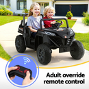 Kids Ride On Car Electric Toys Cars Headlight Music Remote Control Black