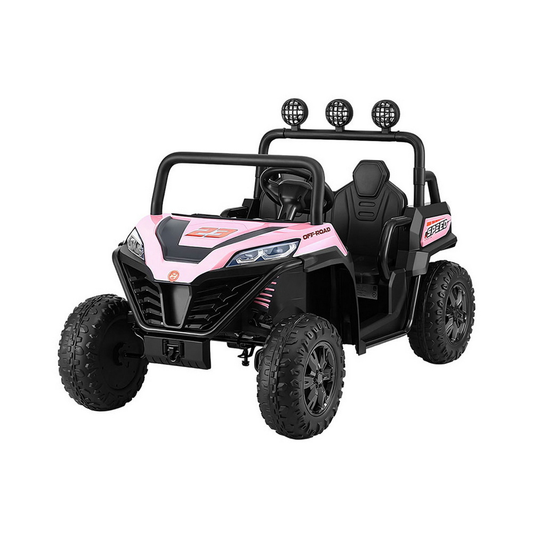 Kids Ride On Car Electric Toys Cars Headlight Music Remote Control Pink ATV