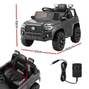 Kids Electric Ride On Car Toyota Tacoma Off Road Jeep Toy Cars Remote 12V black