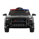 Kids Ride On Car Electric Patrol Police Cars Battery Powered Toys 12V Black