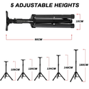 Speaker Stand Heavy Duty Tripod Adjustable Portable Carry Home Studio stand 1x
