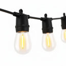 100m LED Festoon String Lights - Outdoor Commercial Quality Poultry & Event Lighting 100 Warm White Bulbs