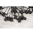 100m LED Festoon String Lights - Outdoor Commercial Quality Poultry & Event Lighting 100 Warm White Bulbs
