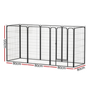 Pet Dog Playpen 48" 120cm Enclosure 8 Panel Cage Kennel Puppy Fence Play Pen