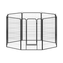 Pet Dog Playpen 48" 120cm Enclosure 8 Panel Cage Kennel Puppy Fence Play Pen