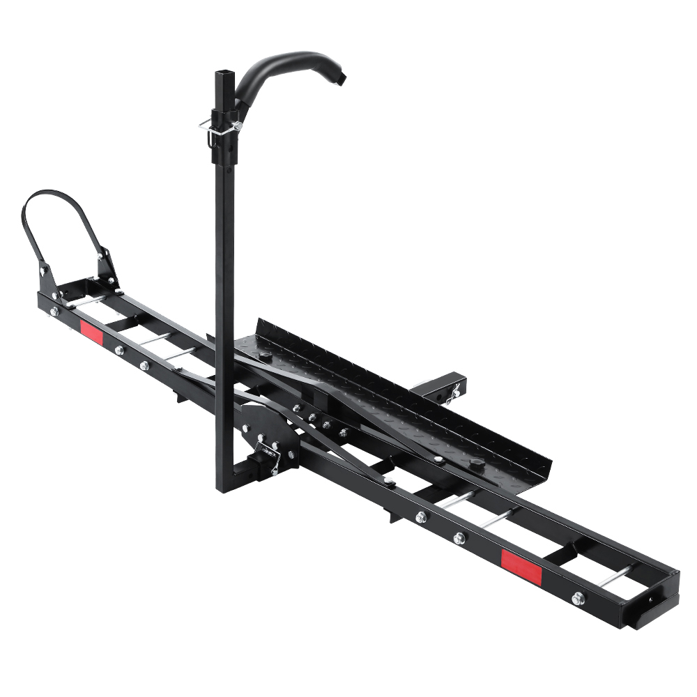 Motorcycle Motorbike Carrier Rack 2" Towbar Arm Rack Dirt Bike Ramp