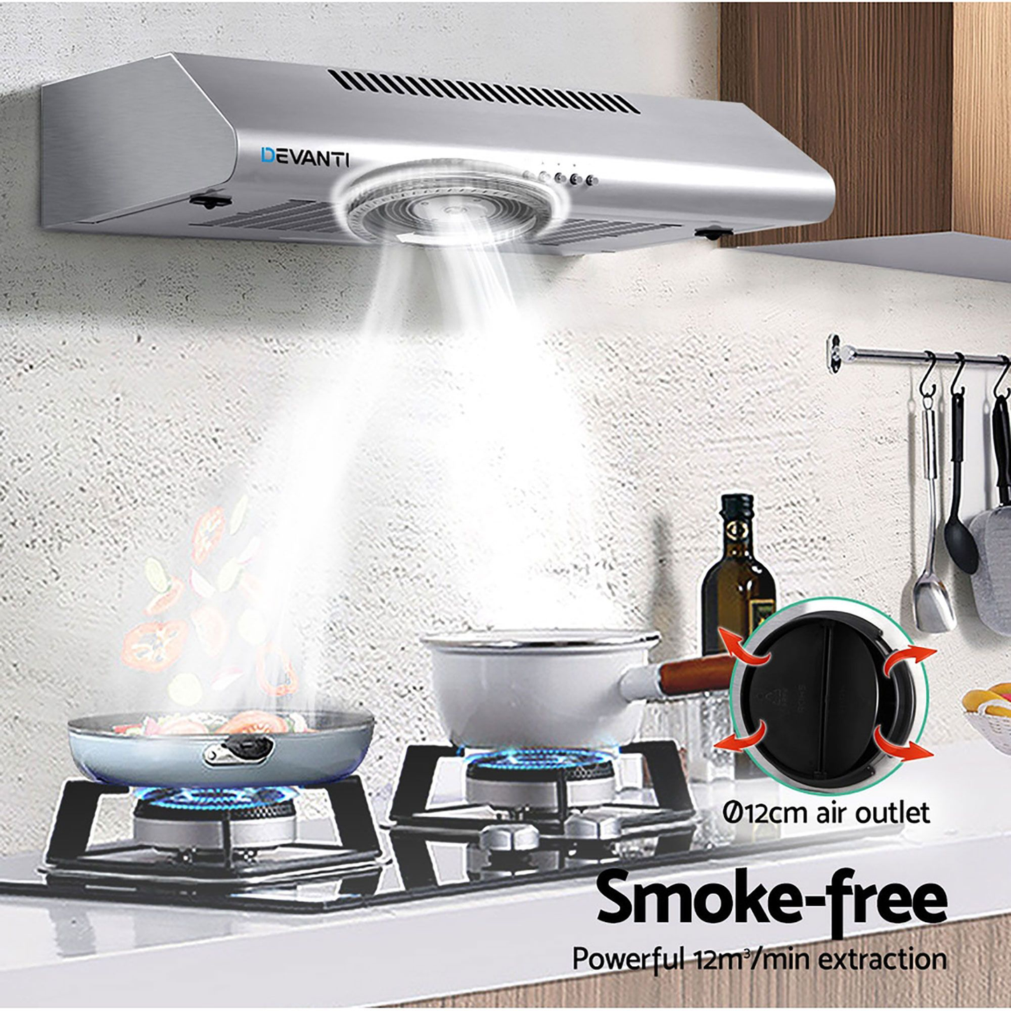 600mm Range Hood 60cm Rangehood Stainless Steel ( pre order )