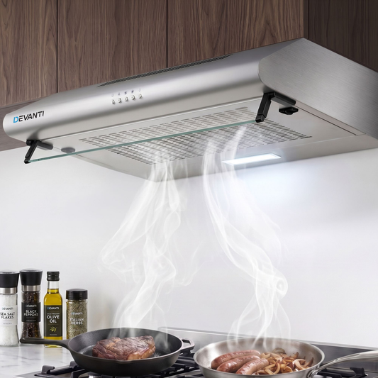 600mm Range Hood 60cm Rangehood Kitchen Canopy LED Light Stainless Steel (pre order)