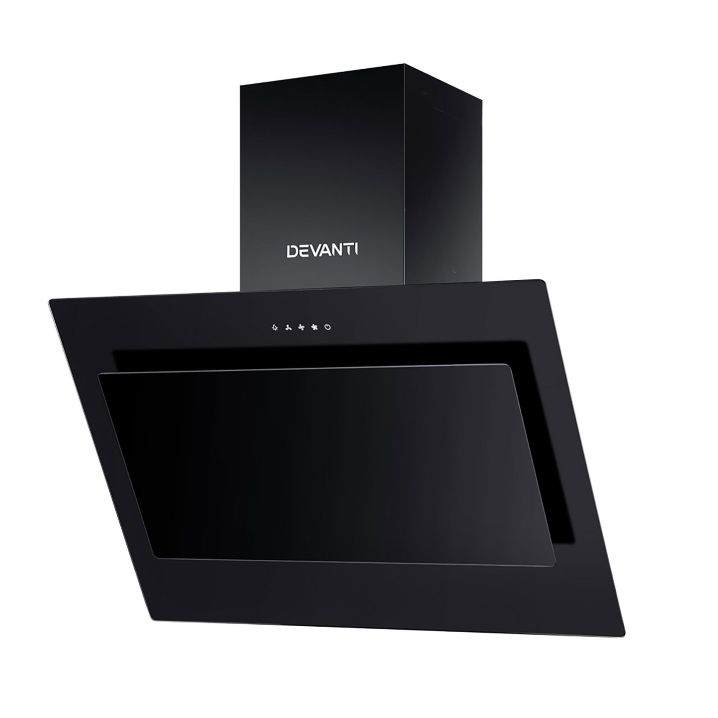 900mm Range Hood 90cm Rangehood Glass Black ( pre order )