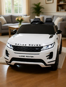 Range Rover Electric Evoque 12V Ride-On LED Lights Music Kids Fun - White