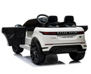 Range Rover Electric Evoque 12V Ride-On LED Lights Music Kids Fun - White