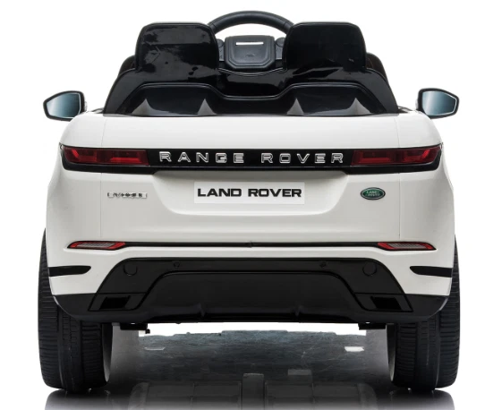 Range Rover Electric Evoque 12V Ride-On LED Lights Music Kids Fun - White