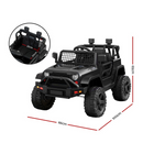 Kids Electric Ride On Car Jeep Toy Cars Remote 12V Black