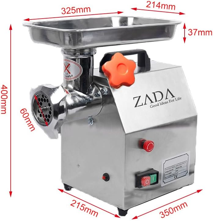 size 12 Commercial Meat Grinder Electric Mincer Sausage Filler Maker 190r/min AU 1500w