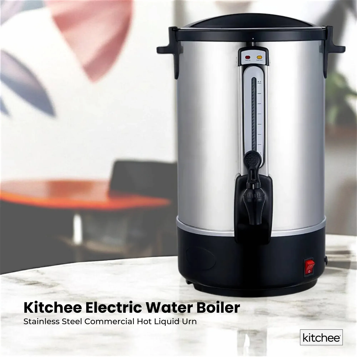 20L Electric Water Boiler Stainless Steel Commercial Urn