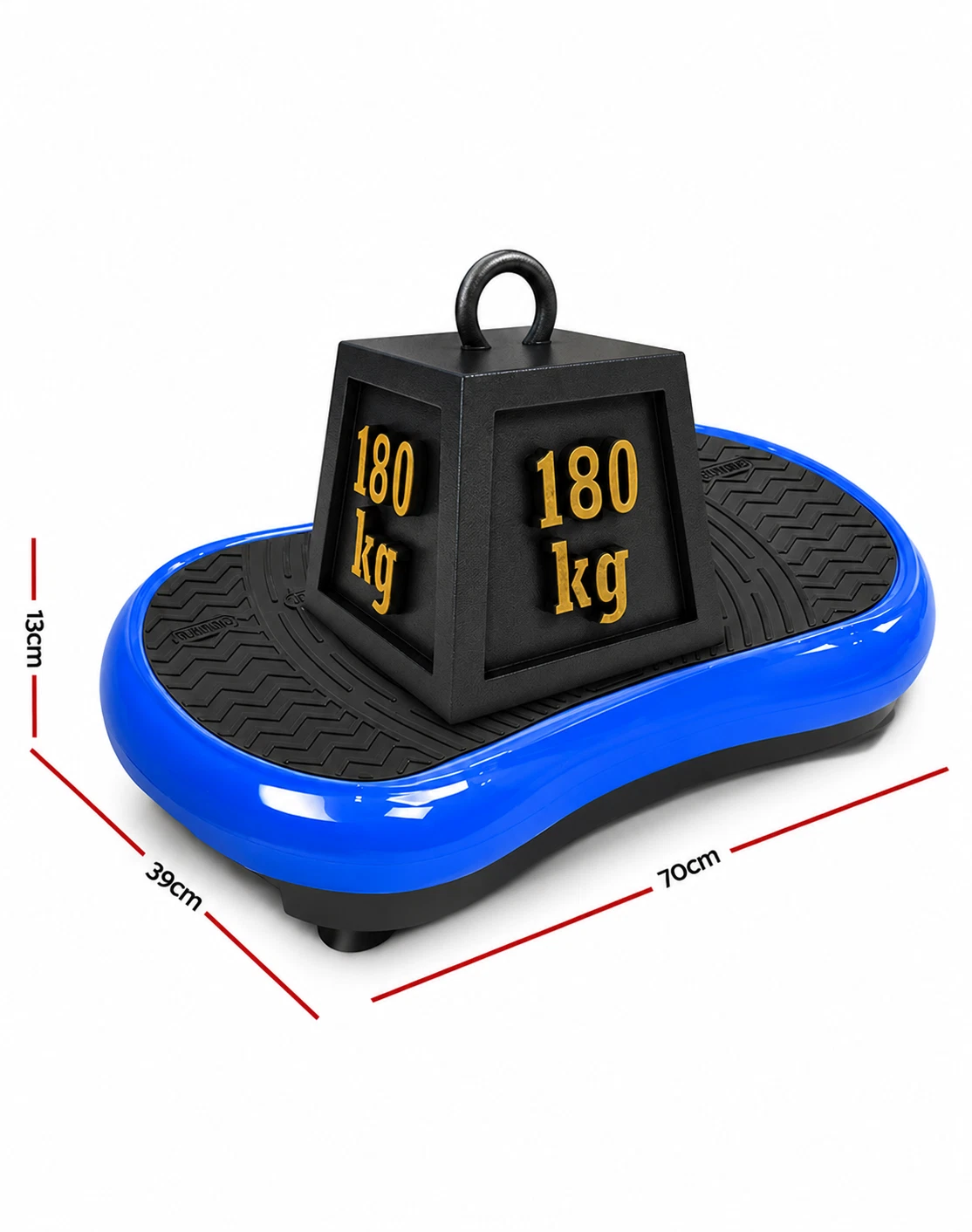 Vibration Plate Machine Fitness Exercise Platform Vibrator Home Gym Workout blue