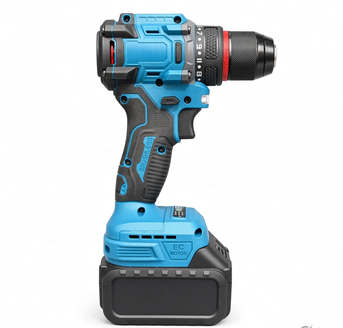4PC Brushless Cordless Power Tool Combo Kit Drill Impact Grinder Quality set