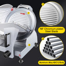 VEVOR Commercial Meat Slicer 10''/250mm Electric Deli Food Cutter Processor 300W