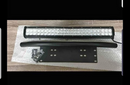 Light bar with number plate bracket