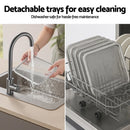 📦 5 Trays Food Dehydrator Stainless Steel Trays Fruit Jerky Dryer Mini