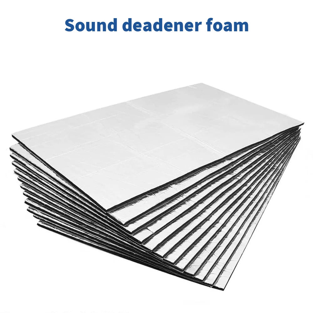 10sqm Sound Deadener Heat Proof Insulation Noise Proofing Foam Car Auto Shield