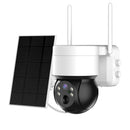 ✅Solar Security Camera IP Battery Powered Outdoor Wireless WiFi CCTV PTZ Camera