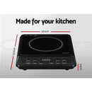 ✅Induction Cooktop 30cm Electric Stove Ceramic Portable Kitchen Cooker