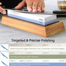 ✅1000/6000 Grit Dual Whetstone Knife Sharpening Stone Water Wet Stone Sharpener A