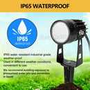 10X Garden Lights LED Spotlights Landscape Outdoor Waterproof 5W Floodlight 12V Warm Light