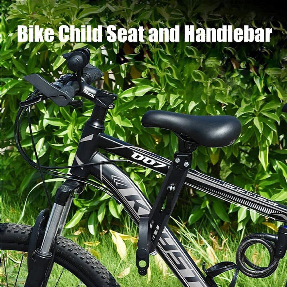 Bike Front Mounted Child Seat Kids Top Tube Bicycle Detachable Child Armrest AU