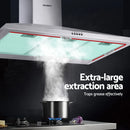 ✅900mm Range Hood 90cm Rangehood Kitchen Canopy LED Light Stainless Steel