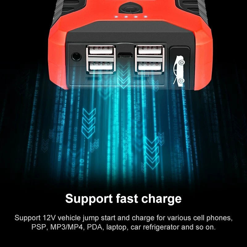 99800mAh Car Jump Starter Power Bank Pack Vehicle Battery Charger Engine Booster