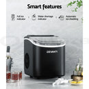 ✅Portable Ice Maker Machine Ice Cube Tray 12kg Bar Countertop Black