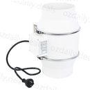 ✅4 Extractor Fan Duct Hydroponic Inline Exhaust Vent Industrial+Remote New