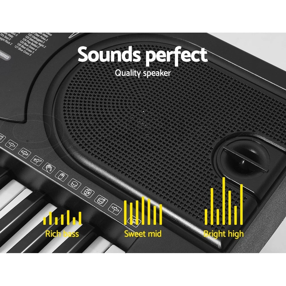 Alpha 61 Keys Digital Piano Keyboard Electronic Electric Keyboards Black