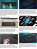 Philips Momentum USB Wired Mechanical Gaming Keyboard w/ Rainbow Backlight