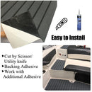 240×90cm Boat Decking EVA Foam Sheet Marine Yacht Teak Flooring Carpet Dark Grey