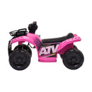 Kids Electric Ride-On Quad Bike, Pink