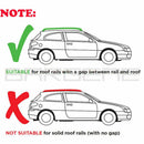 1.6M Aluminium Alloy Car 4WD 4x4 Roof Rack Basket Cargo Luggage Carrier Box Bar